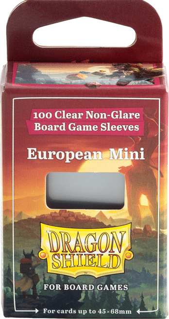 Dragon Shield Board Game European Mini Sleeves 100 Count - A Muse N Games